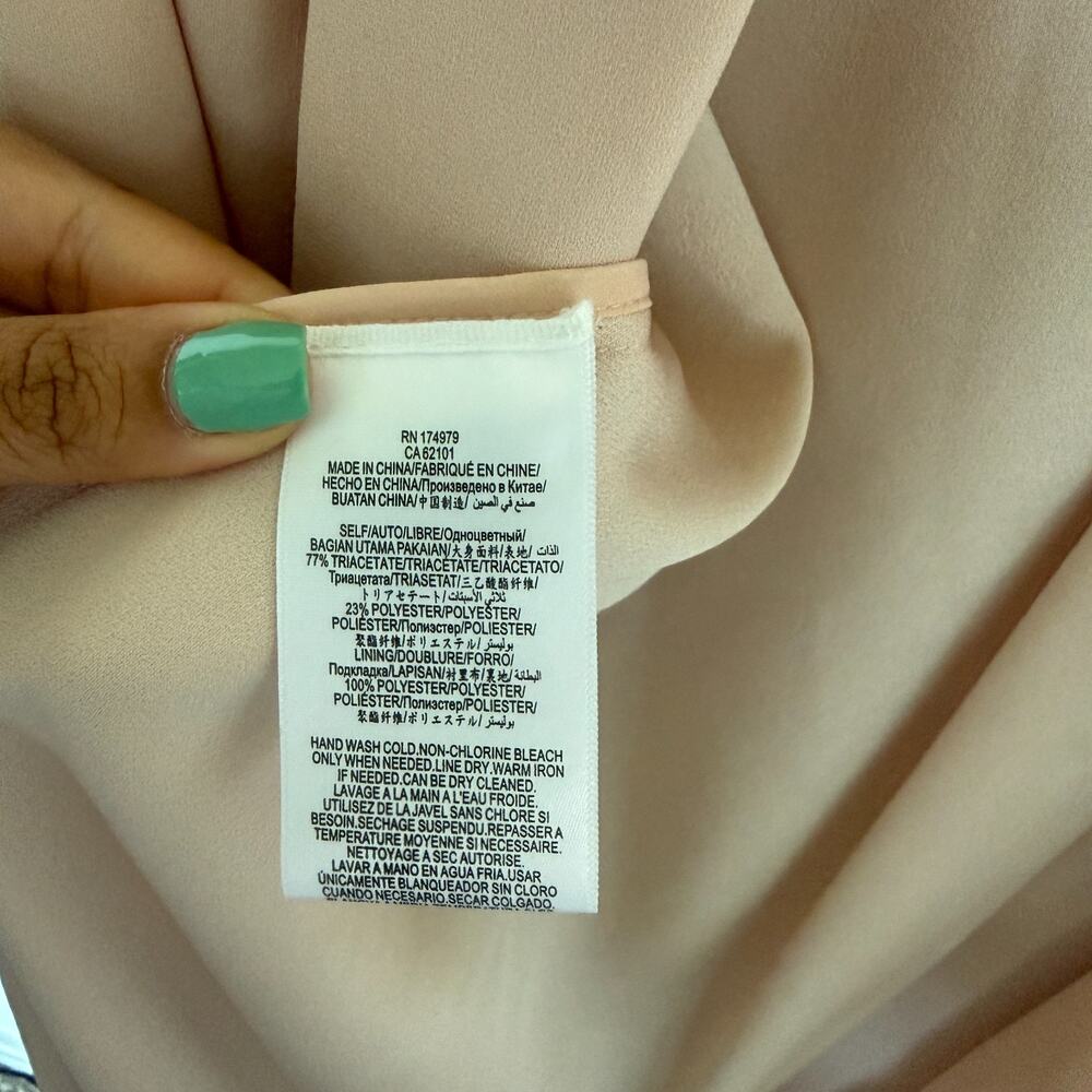 BCBG MAXAZRIA Womens Fairy Robe Jacket Large Pink Cottagecore Feminine $298 - Picture 8 of 10